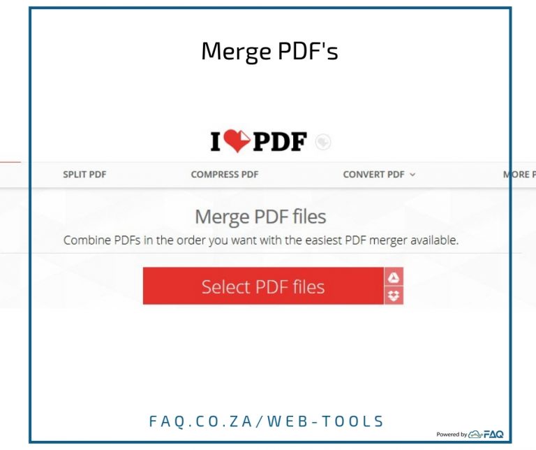 MERGE PDF’S