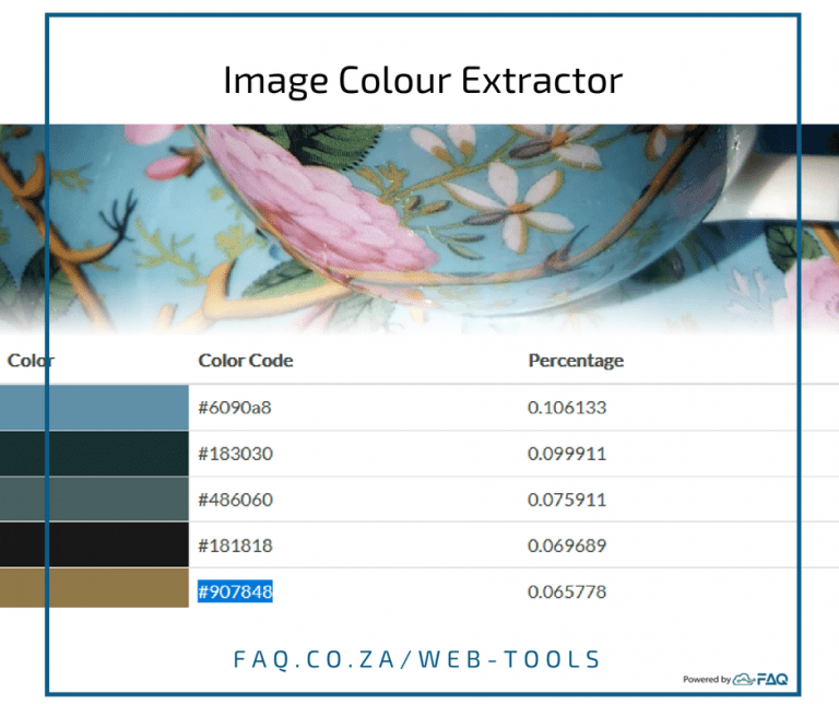 IMAGE COLOUR EXTRACTOR