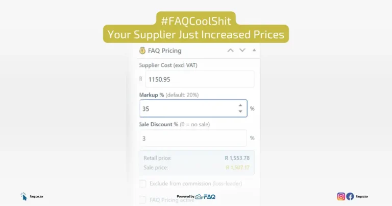 Cool Shit of the Day: Your Supplier Just Increased Prices. Does Your Online Store Know?